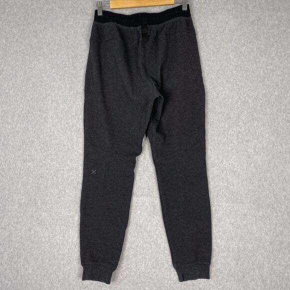 Lululemon Pants Mens Small Heathered Black At Ease Jogger - Picture 5 of 9